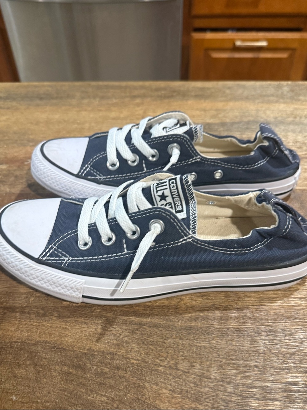 Converse Chuck Taylor All Star CTAS Shoreline Slip Athletic Navy Size 7